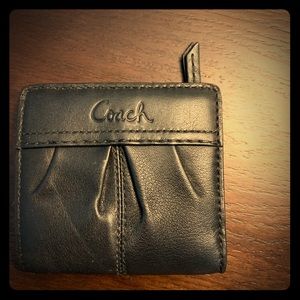 Black Coach wallet. Very cute